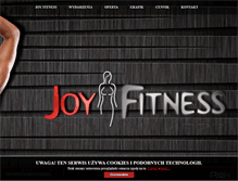 Tablet Screenshot of joy-fitness.pl